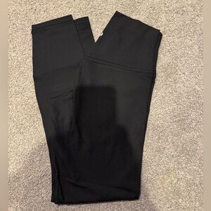 Lululemon Black Ribbed Align Leggings